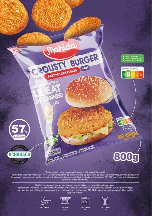 Crousty Burger 800g – Mahida Food