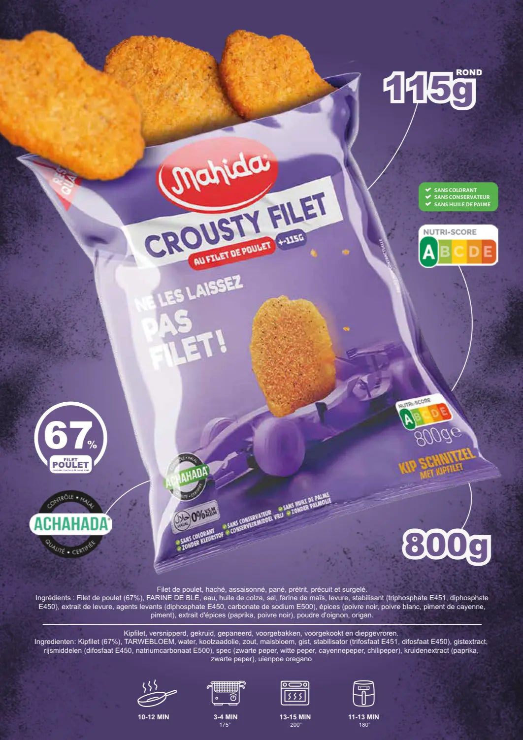 Crousty Filet 800g – Mahida Food Halify
