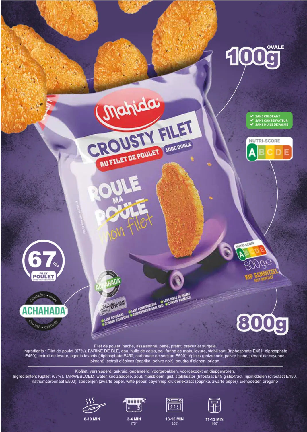 Crousty Filet Ovale 800g – Mahida Food Halify